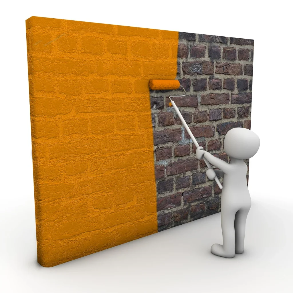 牆面塗料材質安全主題視覺：探討乳膠漆、礦物漆與藝術漆的成分差異與室內空氣品質風險