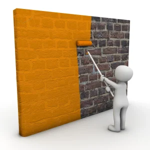 牆面塗料材質安全主題視覺：探討乳膠漆、礦物漆與藝術漆的成分差異與室內空氣品質風險